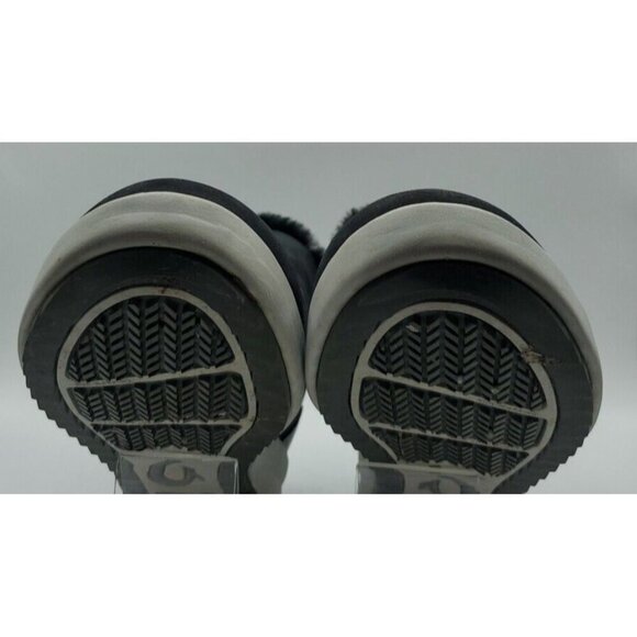 Olukai Malua Hulu Boots Women's Black Size 7 Shearling Lined Nubuck Leather - Picture 10 of 15